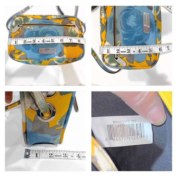 Marc by Marc Jacobs Sally Jerrie Rose Convertible Floral Crossbody Bag / Clutch - Picture 15 of 16